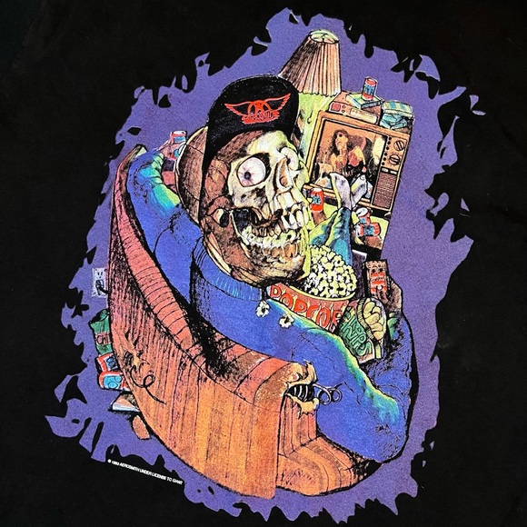Vintage 1990’s Aerosmith Tee - Picture 2 of 3